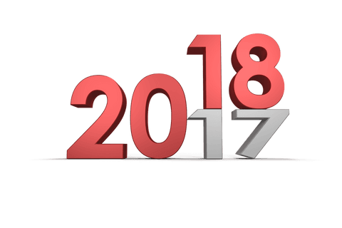 Transparent 2018 Summating 2017 for New Year's Celebration - Download Free Stock Videos Pikwizard.com
