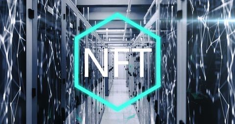 NFT Technology in Modern Data Center - Download Free Stock Images Pikwizard.com