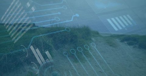 Futuristic environmental monitoring on coastal dunes