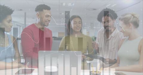 Diverse Business Team Analyzing Financial Data at Office Meeting - Download Free Stock Images Pikwizard.com