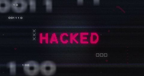 Cybersecurity Breach with Glitch Effect Design - Download Free Stock Images Pikwizard.com