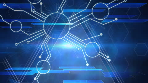 Digital Network Connections in Virtual Blue Space