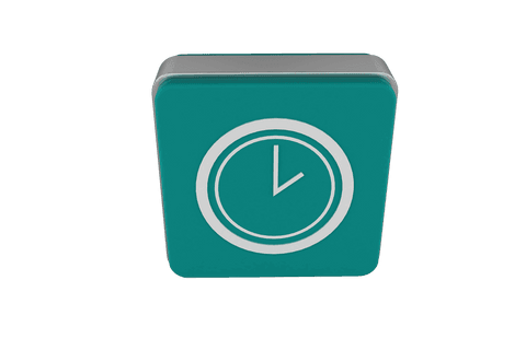 Transparent Cube with Clock Symbol Indicating Time - Download Free Stock Videos Pikwizard.com