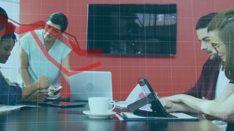 Dynamic Business Meeting with Financial Data Overlay