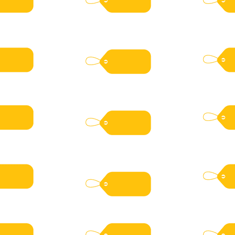 Seamless Pattern of Yellow Tags on Transparent Background - Download Free Stock Videos Pikwizard.com