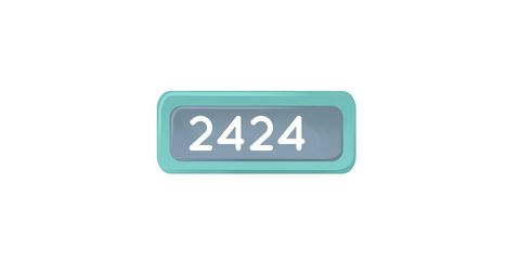 Increased Number Digital Display on White Background - Download Free Stock Images Pikwizard.com