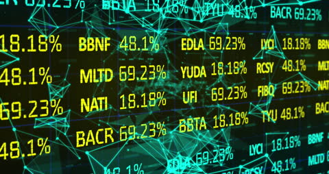 Dynamic Data and Stock Market Animation Interface