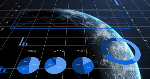 Global Financial Data Visualization with Planet Earth