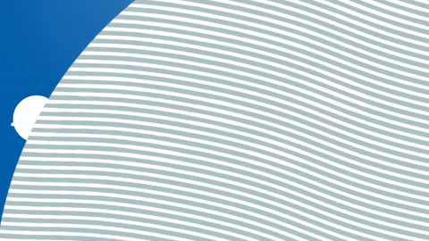 Abstract Curved Lines with Blue and White Background