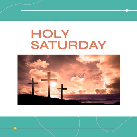 Holy Saturday Commemoration at Sunset - Download Free Stock Templates Pikwizard.com