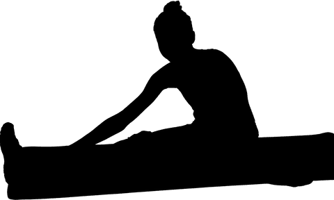 Transparent Silhouette of Woman Stretching for Fitness Design - Download Free Stock Videos Pikwizard.com