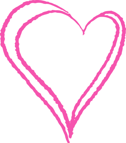 transparent heart with triple pink brushstrokes for graphic art - Download Free Stock Videos Pikwizard.com