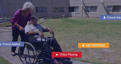 Elderly Welfare with Tech Integration Outdoors