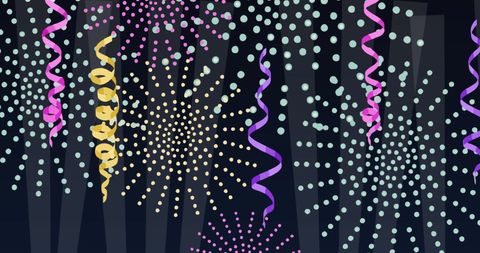 New Year Celebration Banner with Fireworks and Champagne - Download Free Stock Images Pikwizard.com