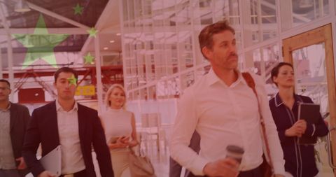 Business team collaborating on international expansion