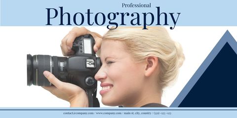 Professional Female Photographer Focused on Capturing Perfect Shot - Download Free Stock Templates Pikwizard.com