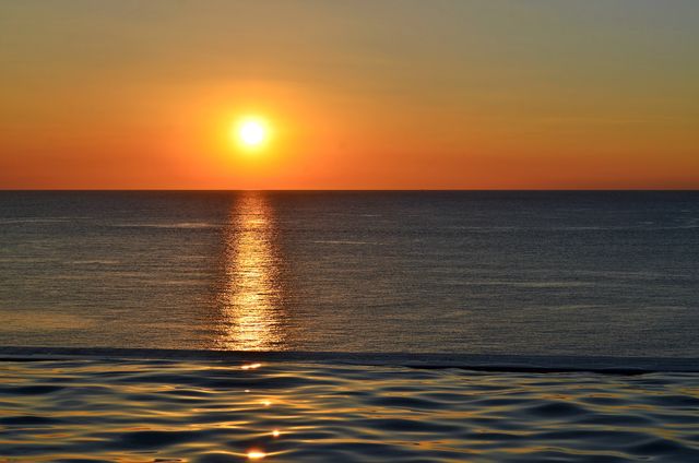 Beach dawn dusk glow - Download Free Stock Photos Pikwizard.com