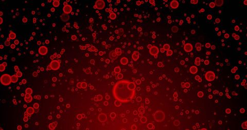 Red Bubbles Falling on Dark Background - Science and Medicine Concept - Download Free Stock Images Pikwizard.com