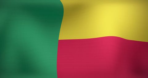 Waving Flag of Benin Symbolizing National Prosperity - Download Free Stock Images Pikwizard.com