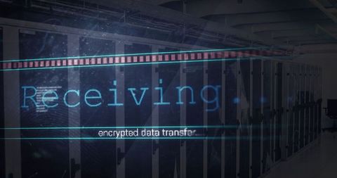 Encrypted Data Transfer Over Computer Servers - Download Free Stock Images Pikwizard.com