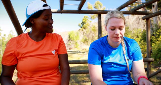 Team Sports Teammates Relaxing After Outdoor Fitness Training - Download Free Stock Images Pikwizard.com