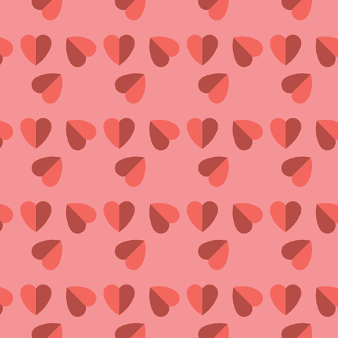 Seamless Pink Transparent Background with Red Hearts - Download Free Stock Videos Pikwizard.com