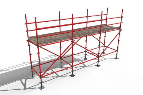 transparent 3d illustration of red metal scaffolding structure - Download Free Stock Videos Pikwizard.com
