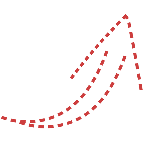 Ascending Red Curved Arrow Illustration on Transparent Background - Download Free Stock Videos Pikwizard.com