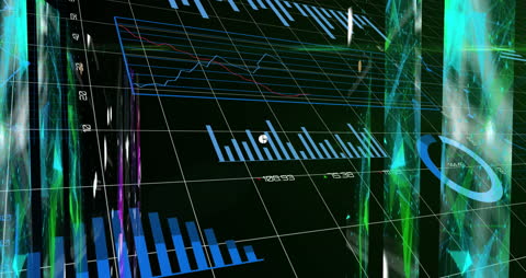 Futuristic Digital Data Visualization