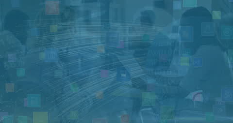 Global Data Processing with Diverse Business Team Concept