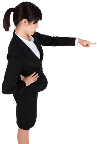 focused businesswoman pointing with transparent attention - Download Free Stock Videos Pikwizard.com