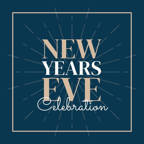 New Year's Eve Celebration Invitation Greeting Card Design - Download Free Stock Templates Pikwizard.com
