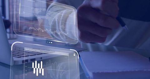 Digital Data Processing with Holographic Interface Technology - Download Free Stock Images Pikwizard.com