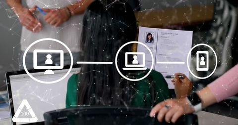 Digital Networking in Professional Review Meeting