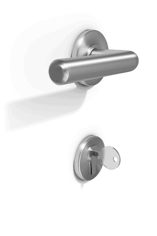 transparent metal doorknob with lock and key - Download Free Stock Videos Pikwizard.com