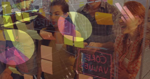 Innovative Team Collaborating with Data and Technology