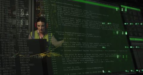 IT Engineer Analyzing Server Data for Cloud Computing Solutions - Download Free Stock Images Pikwizard.com