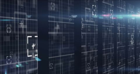Digital Data Stream with Futuristic Interface Technology - Download Free Stock Images Pikwizard.com