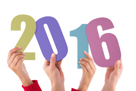 Hands Holding 2016 Text Illustrating New Year on Transparent Background - Download Free Stock Videos Pikwizard.com