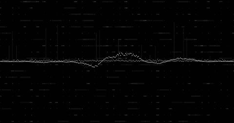 Dynamic Data Wave on Black Background - Download Free Stock Images Pikwizard.com