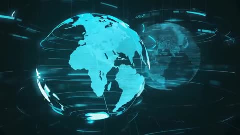 Holographic Globe Rotation in Digital Data Space