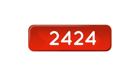 Counting Numbers in Red Digital Box