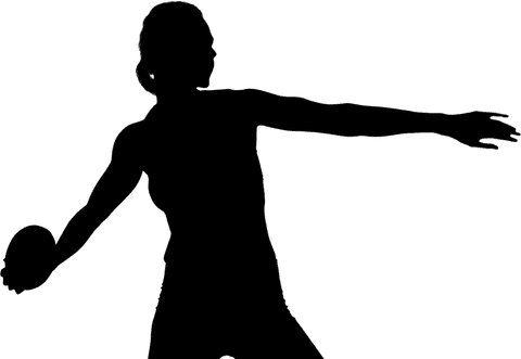 Female Discus Thrower Silhouette on Transparent Background - Download Free Stock Videos Pikwizard.com
