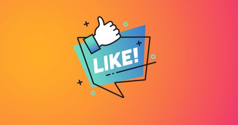 Social Media Engagement Concept with Thumbs Up Icon - Download Free Stock Images Pikwizard.com