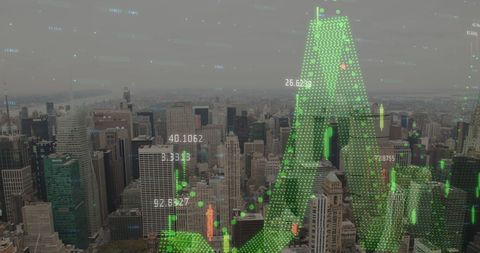 Financial Data Processing over Urban Skyline