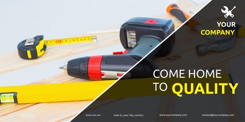 Advertising Precision Tools for Home Improvement Services - Download Free Stock Templates Pikwizard.com