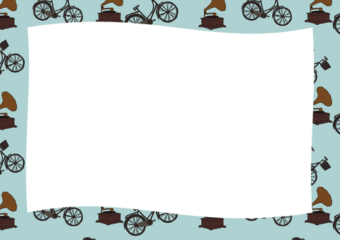 vintage transparent frame with retro bicycle background - Download Free Stock Videos Pikwizard.com