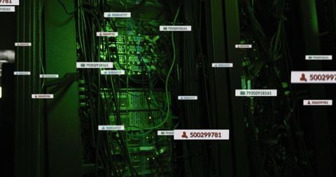 Social Media Data Processing in Server Room - Download Free Stock Images Pikwizard.com
