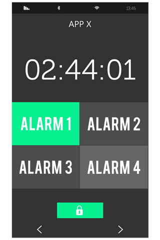 transparent digital interface vector with alarm settings - Download Free Stock Videos Pikwizard.com