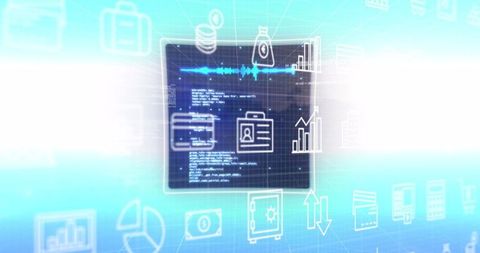 Data Processing with Futuristic Interface